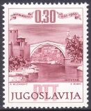 1966  400 Jahre alte Brücke in Mostar