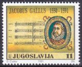 1991  100. Todestag von Jakobus Gallus