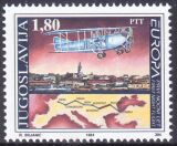 1994  Flugzeug Caudron C-61 über Belgrad