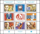 1995  Schachweltmeister und Schachfiguren