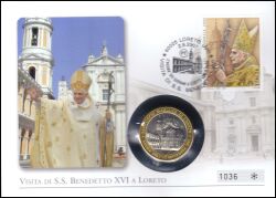 2007  Papst Benedikt XVI. im Marienwallfahrtsort Loreto