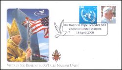 2008  Papst Benedikt XVI. bei den Vereinten Nationen