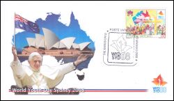 2008  Papst Benedikt XVI. beim Weltjugendtag in Sydney