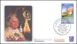 2008  Papst Benedikt XVI. in Lourdes