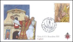 2008  Papst Benedikt XVI.auf Sardinien