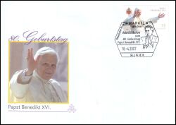2007  Feierlichkeiten zum 80. Geburtstag von Papst Benedikt XVI.