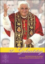 2007  80. Geburtstag von Papst Benedikt XVI.