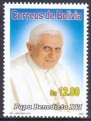 Bolivien 2008  Papst Benedikt XVI.