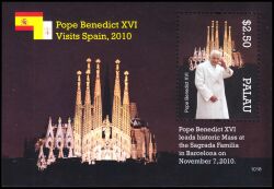 Palau-Inseln 2011  Besuch von Papst Benedikt XVI. in Spanien