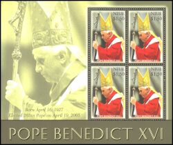 Niue 2005  Wahl von Papst Benedikt XVI.