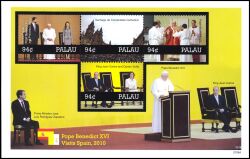 Palau-Inseln 2011  Besuch von Papst Benedikt XVI. in Spanien