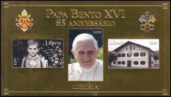 Liberia 2012  85. Geburtstag von Papst Benedikt XVI.