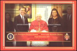 Antigua 2009  Besuch von Barack Obama bei Papst Benedikt XVI.