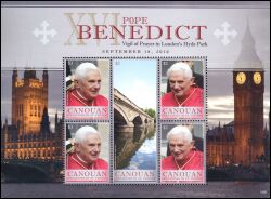 Canouan 2010  Besuch von Papst Benedikt XVI. in London und Edinburgh