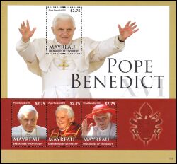 Mayreau 2011  Papst Benedikt XVI.