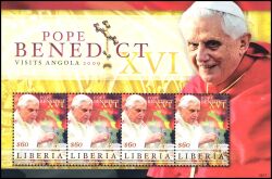 Liberia 2009  Reise von Papst Benedikt XVI. nach Angola