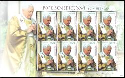 Nevis 2007  80. Geburtstag von Papst Benedikt XVI.