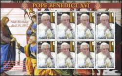 Turks & Caicos Inseln 2008  80. Geburtstag von Papst Benedikt XVI.