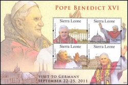 Sierra Leone 2012  Deutschlandreise von Papst Benedikt XVI.
