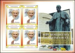 Tansania 2008  Reise von Papst Benedikt XVI. in die USA