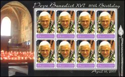 Niue 2007  80. Geburtstag von Papst Benedikt XVI.