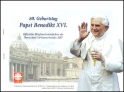 2007  80. Geburtstag von Papst Benedikt XVI.