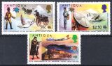 Antigua 1975  Freimarken mit neuem Wertaufdruck