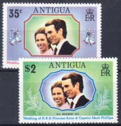 Antigua 1973  Hochzeit von Prinzessin Anne und Mark Phillips