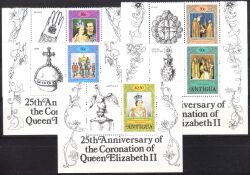 Antigua 1978  25 Jahrestag der Krönung von Königin Elisabeth II.