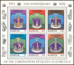 Barbuda 1978  25. Jahrestag der Krönung von Königin Elisabeth II.