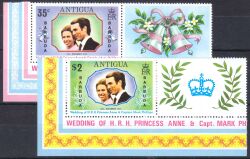 Barbuda 1973  Hochzeit von Prinzessin Anne und Mark Phillips