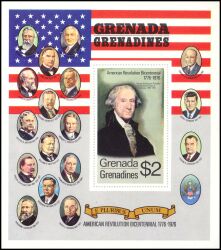 Grenada-Grenadinen 1975  200 Jahre Unabhängigkeit der Vereinigten Staaten von Amerika
