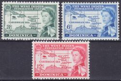Dominica 1958  Gründung der Britisch-Westindischen Föderation