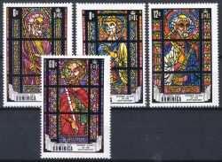 Dominica 1969  Nationalfeiertag: Glasmalereien aus dem 17. Jahrhundert