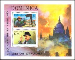 Dominica 1974  100. Geburtstag von Winston Spencer Churchill