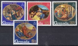 Grenada 1968  Weihnachten: Gemälde italienischer Künstler