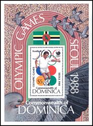 Dominica 1988  Olympische Sommerspiele in Seoul
