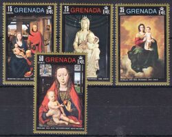 Grenada 1972  Weihnachten: Gemälde