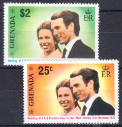 Grenada 1973  Hochzeit von Prinzessin Anne und Mark Phillips