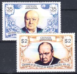 Grenada-Grenadinen 1974  100. Geburtstag von Winston Spencer Churchill