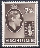 Jungferninseln 1938  Freimarke: König Georg VI.