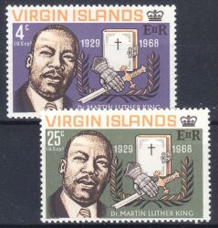 Jungferninseln 1968  Tod von Martin Luther King