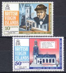 Jungferninseln 1974  100. Geburtstag von Winston Spencer Churchill