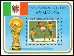 Kuba 1985  Fußballweltmeisterschaft 1986 in Mexiko