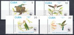 Kuba 1992  Weltweiter Naturschutz WWF: Hummelkolibri