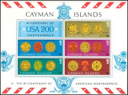 Kaiman-Inseln 1976  200 Jahre Unabhängigkeit der Vereinigten Staaten von Amerika