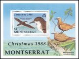 Montserrat 1988  Weihnachten: Vögel