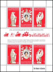 St. Christopher 1978  25. Jahrestag der Krönung von Königin Elisabeth II.