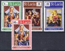 St. Lucia 1971  Weihnachten: Gemälde