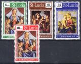 St. Lucia 1971  Weihnachten: Gemälde